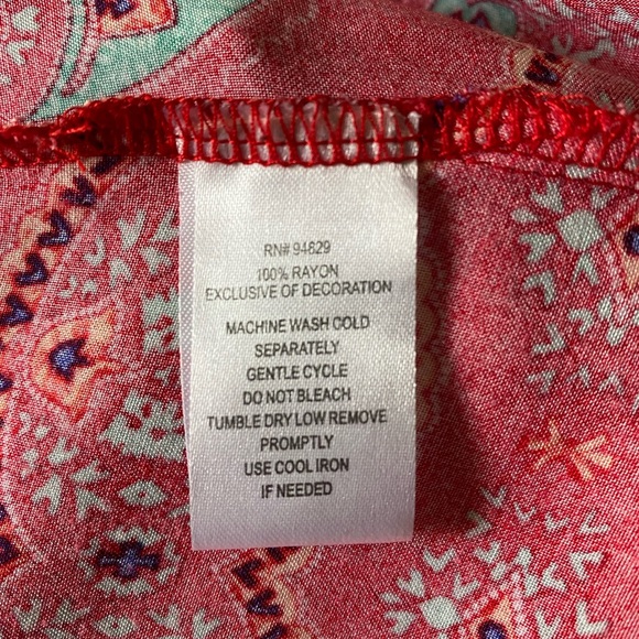 Rayon summer dress-sz S/M - Picture 12 of 14